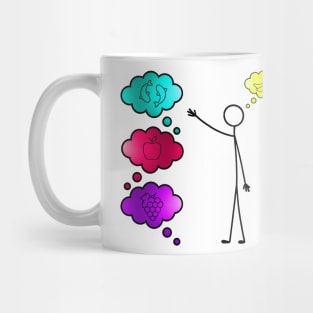 Positive Thinking Healthy Food Choice Mug